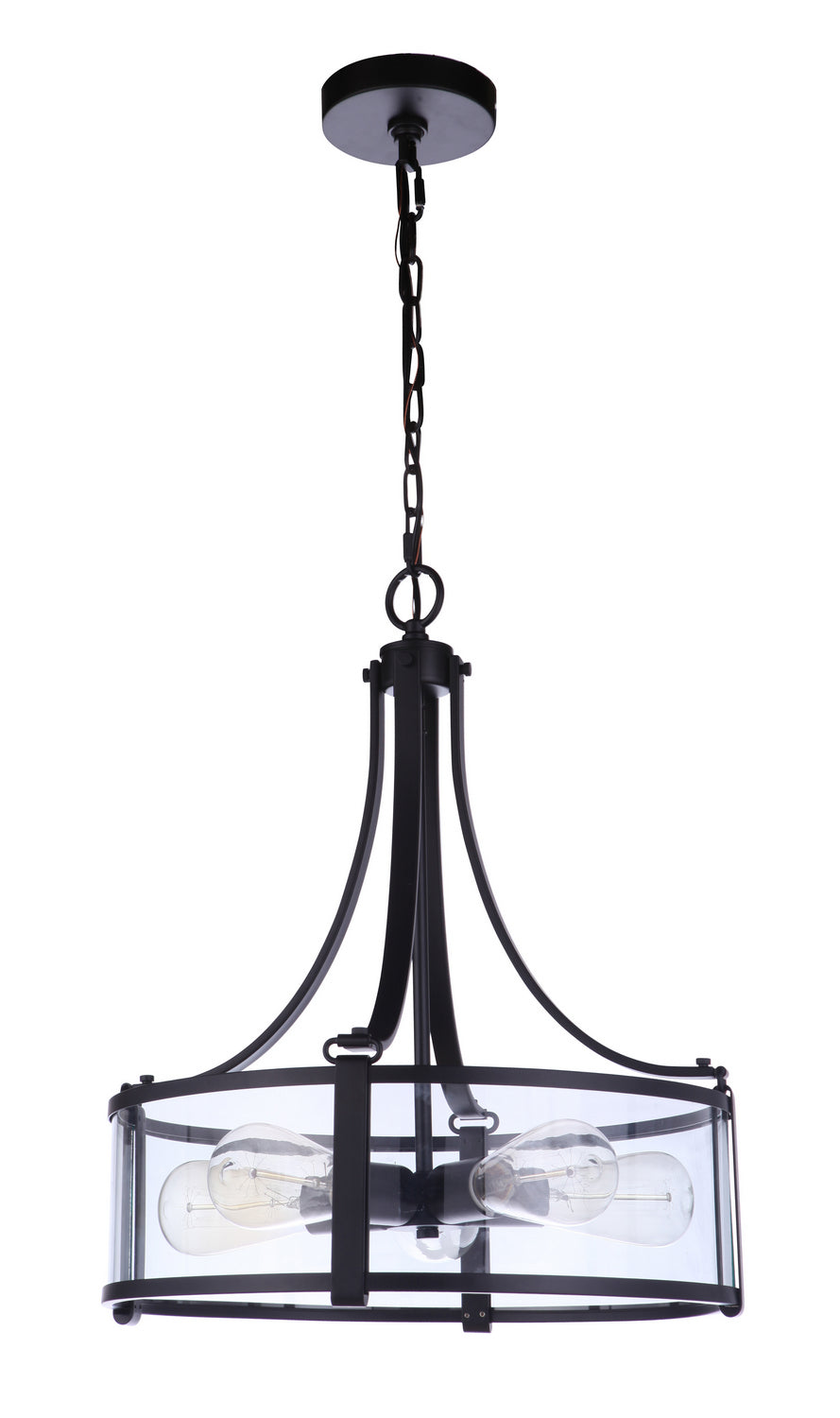Craftmade Elliot 55395-FB Chandelier Light - Flat Black