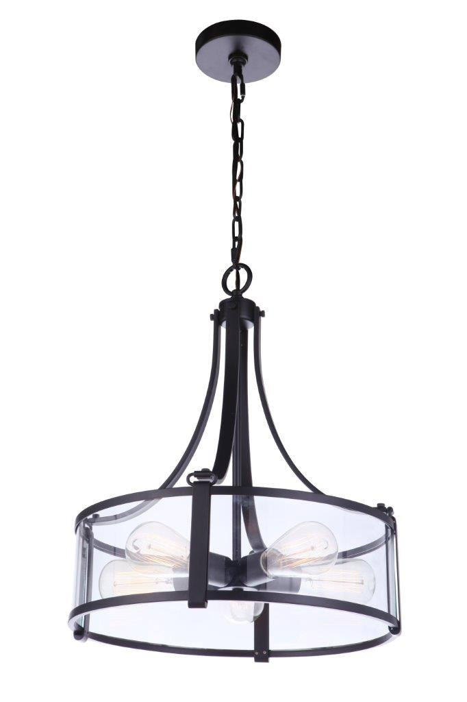 Craftmade Elliot 55395-FB Chandelier Light - Flat Black