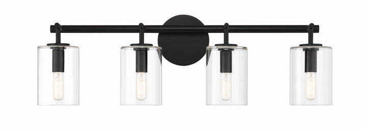 Craftmade Hailie 55604-FB Bath Vanity Light 28 in. wide - Flat Black