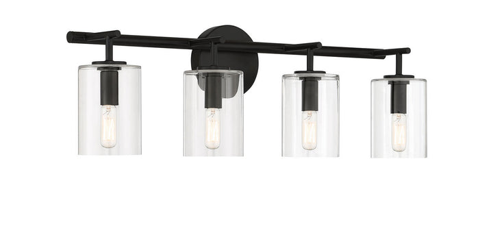 Craftmade Hailie 55604-FB Bath Vanity Light 28 in. wide - Flat Black