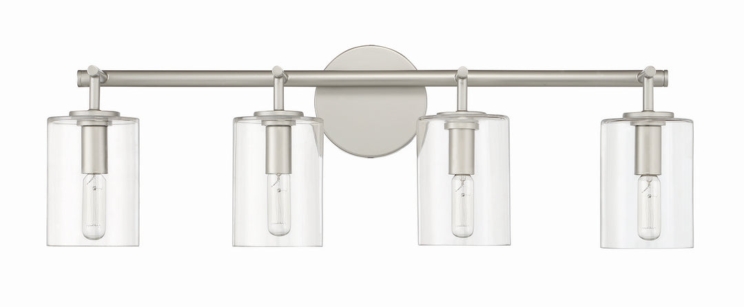 Craftmade Hailie 55604-SN Bath Vanity Light 28 in. wide - Satin Nickel