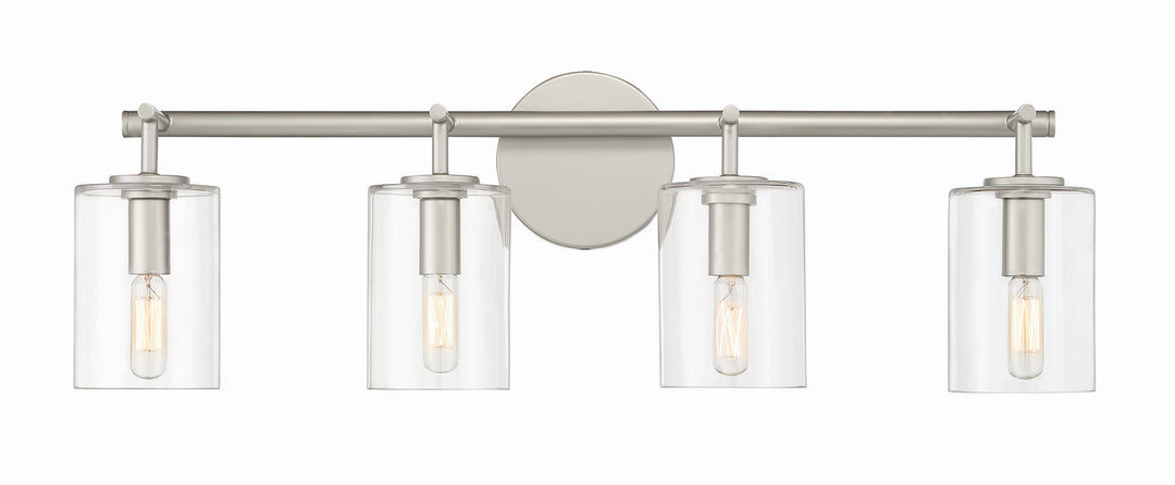 Craftmade Hailie 55604-SN Bath Vanity Light 28 in. wide - Satin Nickel