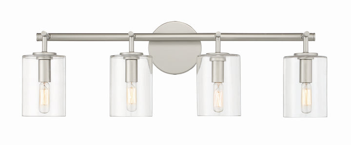 Craftmade Hailie 55604-SN Bath Vanity Light 28 in. wide - Satin Nickel