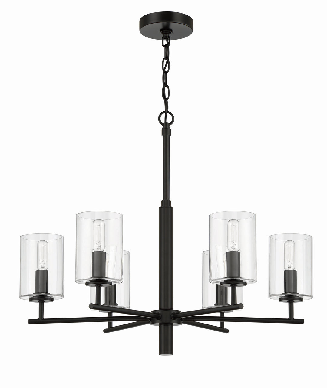 Craftmade Hailie 55626-FB Chandelier Light - Flat Black