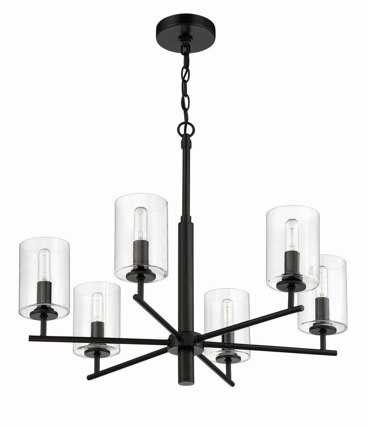 Craftmade Hailie 55626-FB Chandelier Light - Flat Black