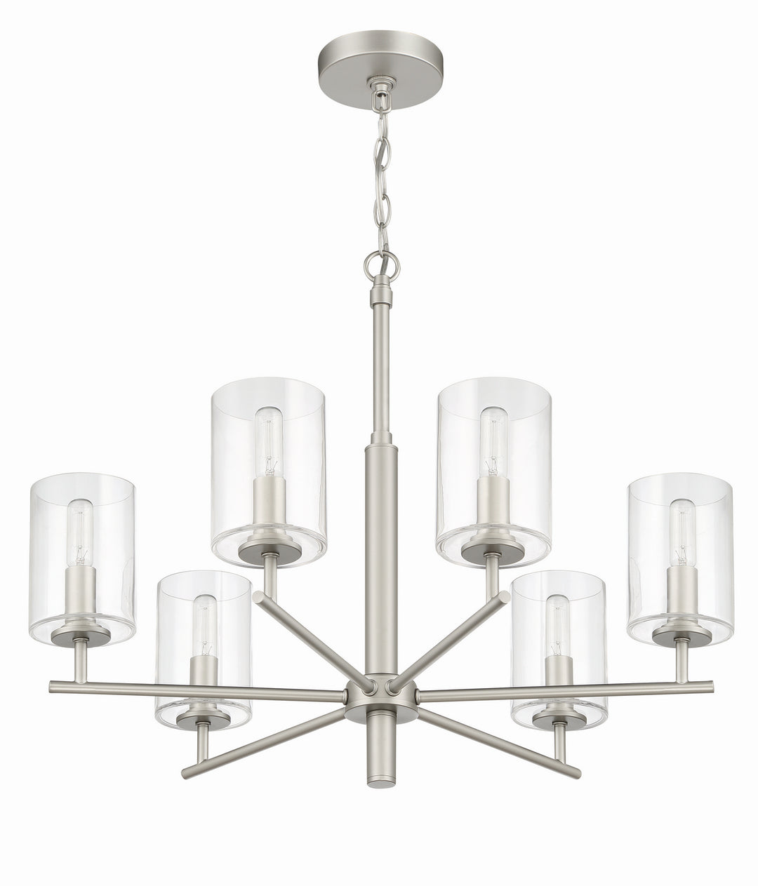 Craftmade Hailie 55626-SN Chandelier Light - Satin Nickel