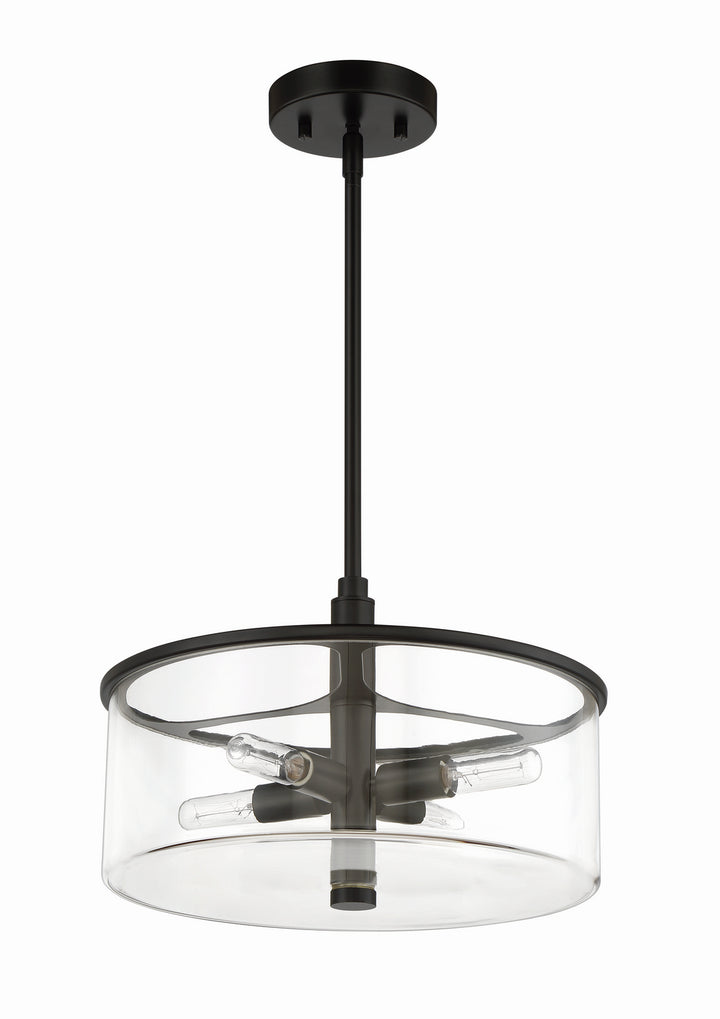 Craftmade Hailie 55694-FB Pendant Light - Flat Black
