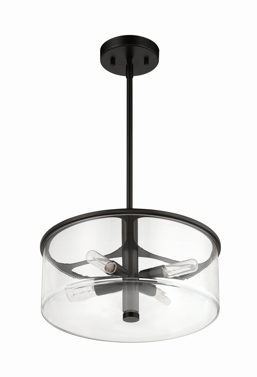 Craftmade Hailie 55694-FB Pendant Light - Flat Black