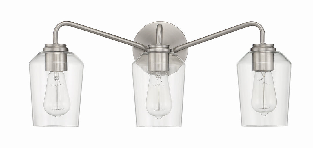 Craftmade Shayna 56103-BNK Bath Vanity Light 22 in. wide - Brushed Polished Nickel