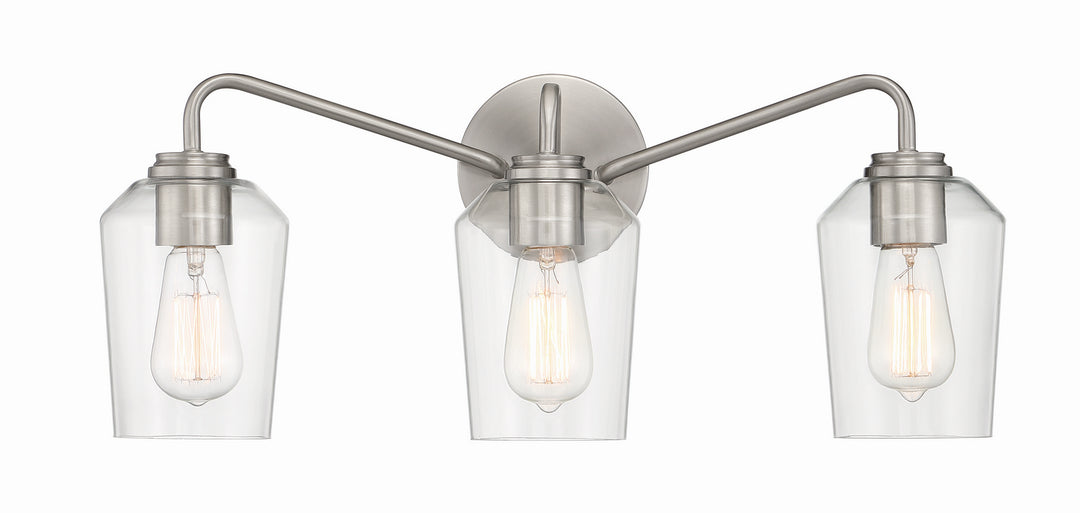 Craftmade Shayna 56103-BNK Bath Vanity Light 22 in. wide - Brushed Polished Nickel