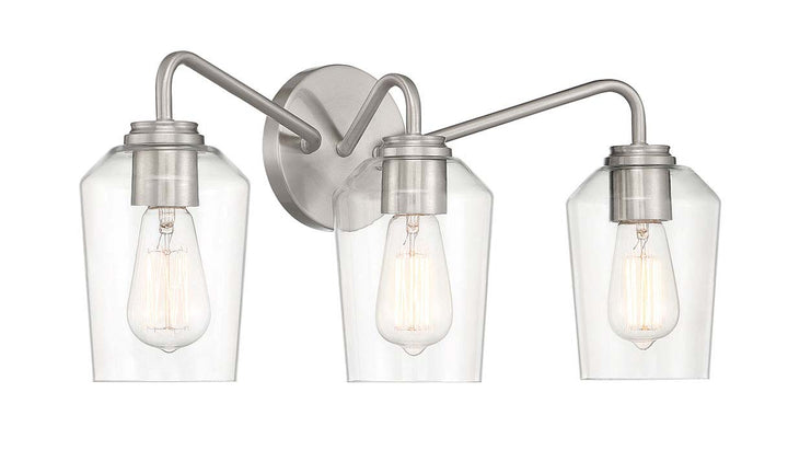 Craftmade Shayna 56103-BNK Bath Vanity Light 22 in. wide - Brushed Polished Nickel