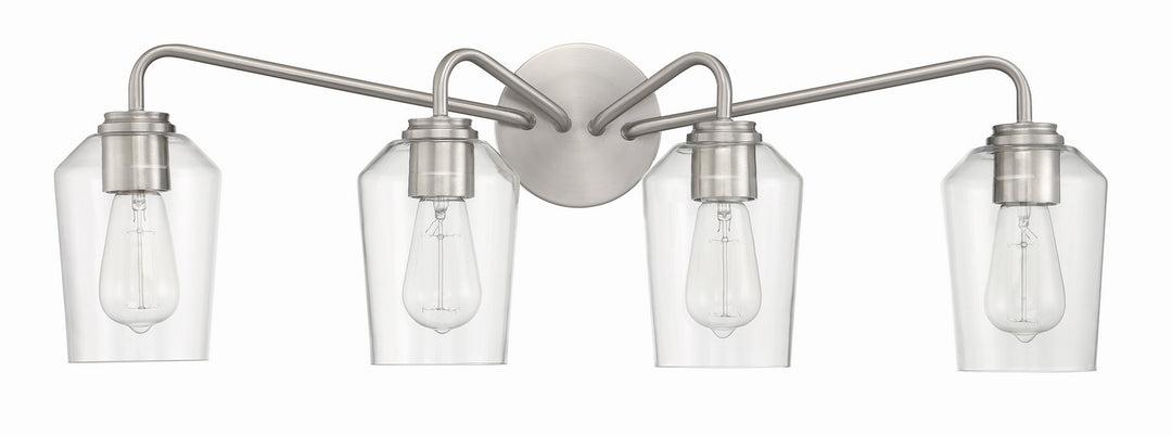 Craftmade Shayna 56104-BNK Bath Vanity Light 31 in. wide - Brushed Polished Nickel
