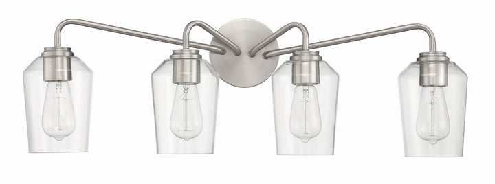 Craftmade Shayna 56104-BNK Bath Vanity Light 31 in. wide - Brushed Polished Nickel