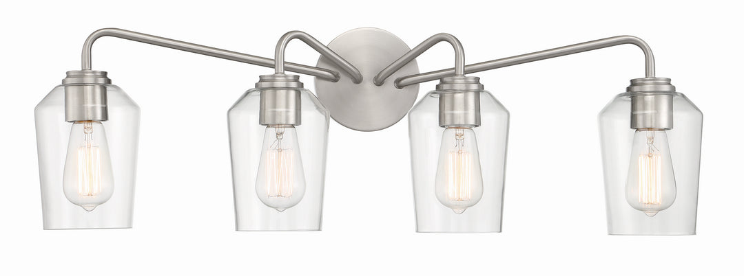 Craftmade Shayna 56104-BNK Bath Vanity Light 31 in. wide - Brushed Polished Nickel