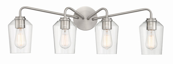 Craftmade Shayna 56104-BNK Bath Vanity Light 31 in. wide - Brushed Polished Nickel