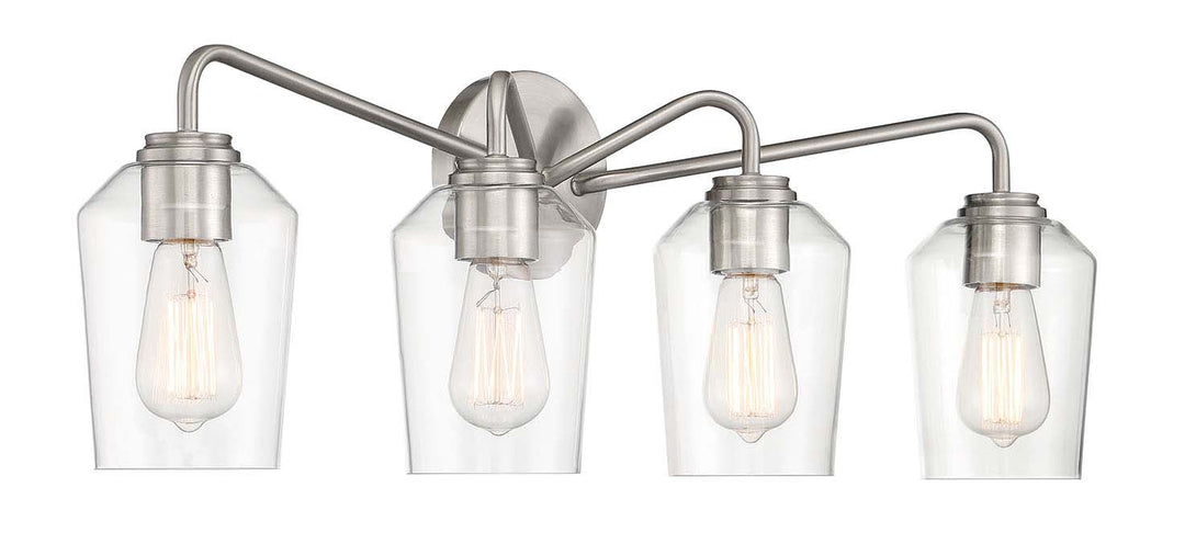 Craftmade Shayna 56104-BNK Bath Vanity Light 31 in. wide - Brushed Polished Nickel