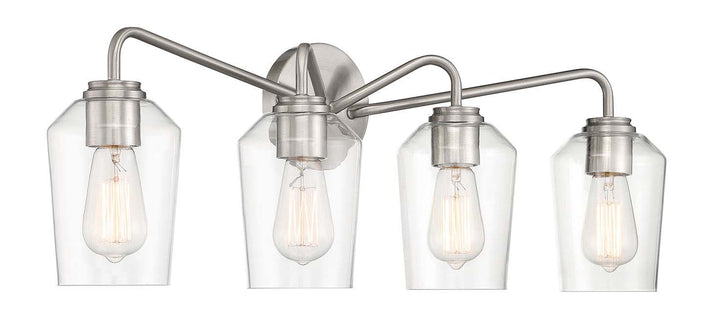 Craftmade Shayna 56104-BNK Bath Vanity Light 31 in. wide - Brushed Polished Nickel