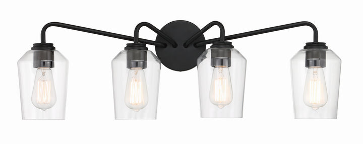 Craftmade Shayna 56104-FB Bath Vanity Light 31 in. wide - Flat Black
