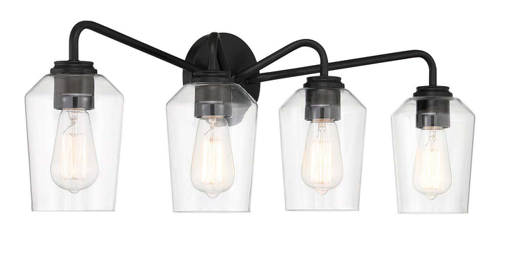 Craftmade Shayna 56104-FB Bath Vanity Light 31 in. wide - Flat Black