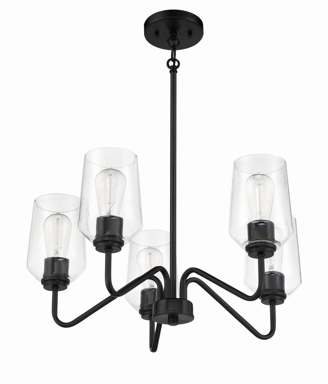 Craftmade Shayna 56125-FB Chandelier Light - Flat Black