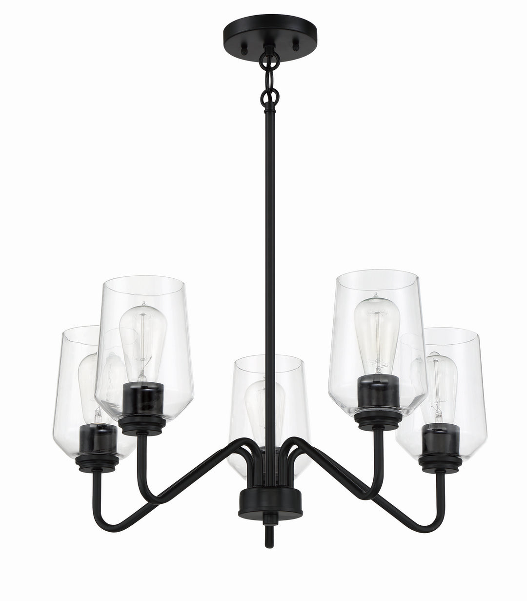Craftmade Shayna 56125-FB Chandelier Light - Flat Black