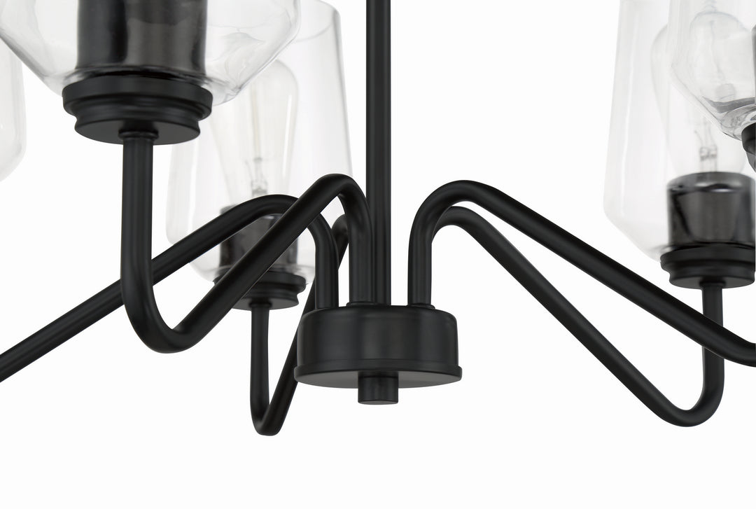Craftmade Shayna 56125-FB Chandelier Light - Flat Black