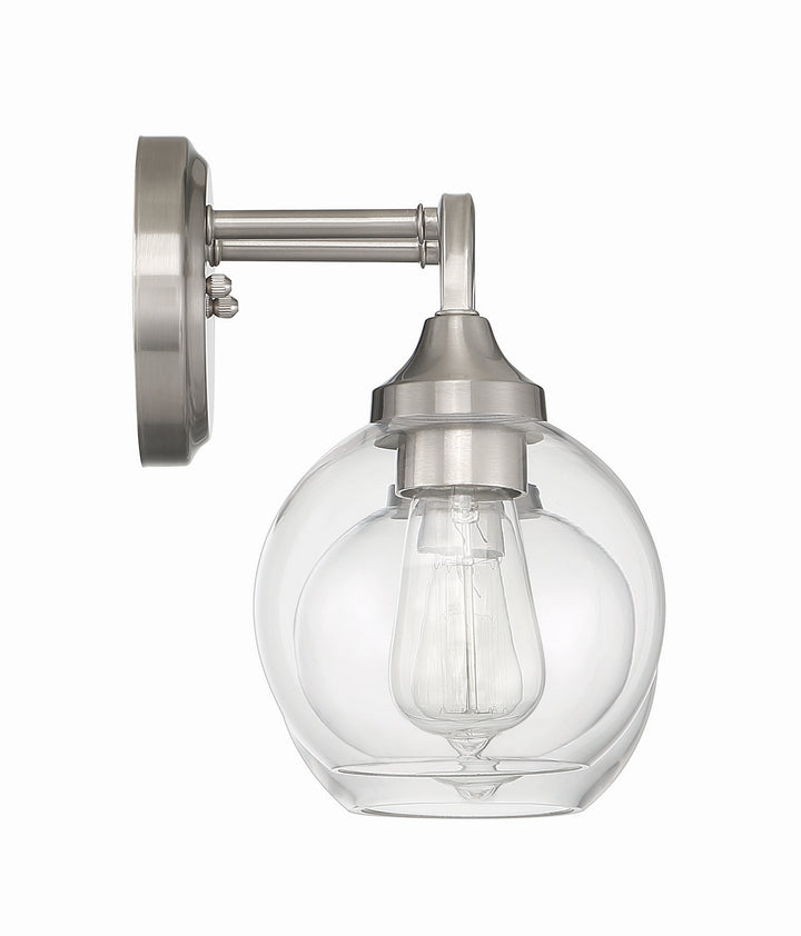 Craftmade Glenda 56202-BNK Bath Vanity Light 15 in. wide - Brushed Polished Nickel