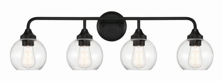 Craftmade Glenda 56204-FB Bath Vanity Light 33 in. wide - Flat Black