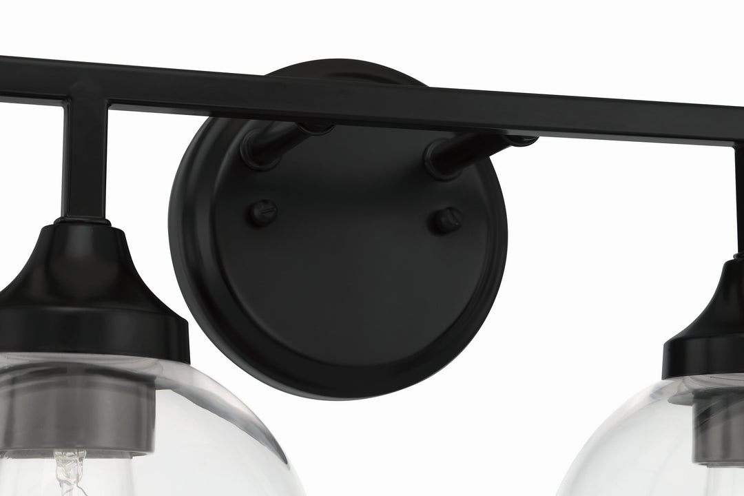 Craftmade Glenda 56204-FB Bath Vanity Light 33 in. wide - Flat Black