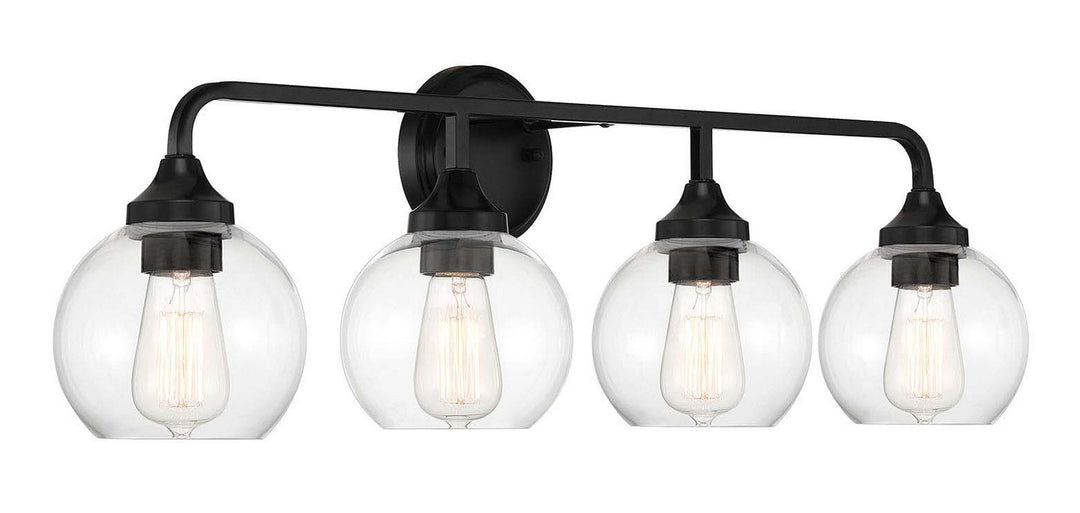 Craftmade Glenda 56204-FB Bath Vanity Light 33 in. wide - Flat Black