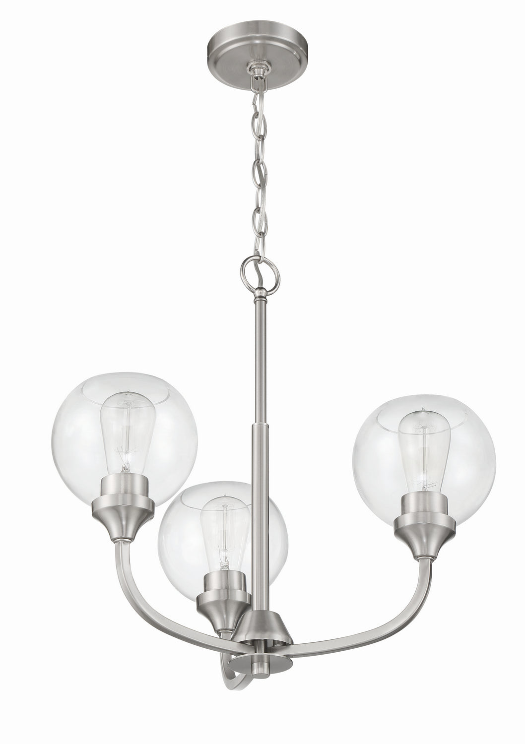 Craftmade Glenda 56223-BNK Chandelier Light - Brushed Polished Nickel