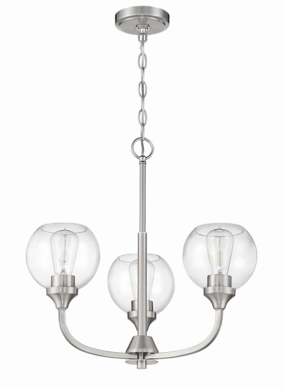 Craftmade Glenda 56223-BNK Chandelier Light - Brushed Polished Nickel