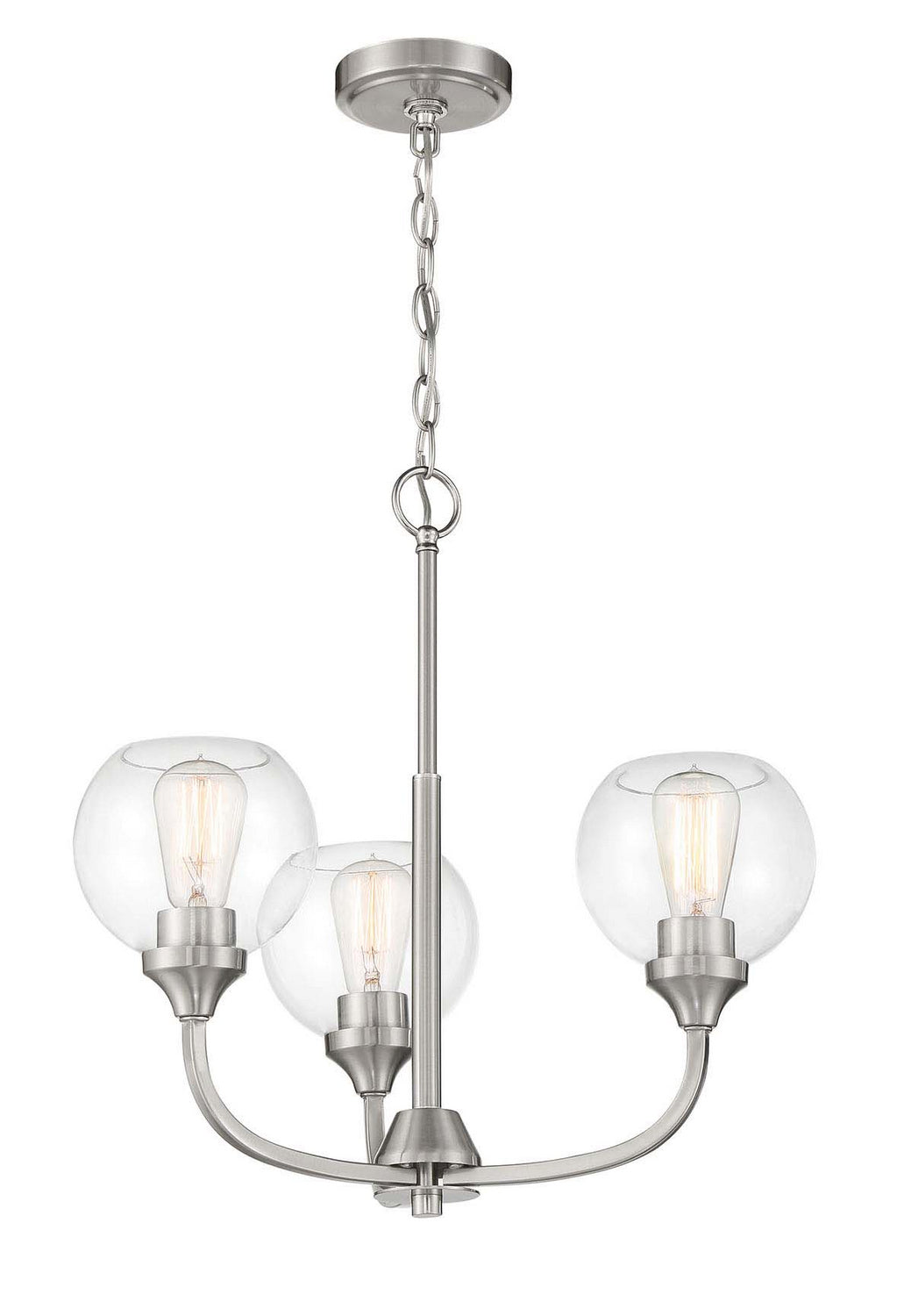 Craftmade Glenda 56223-BNK Chandelier Light - Brushed Polished Nickel