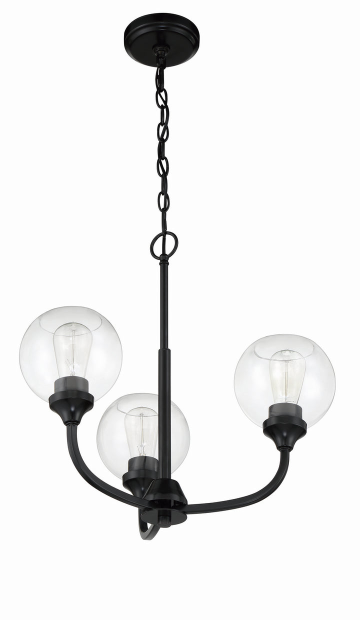 Craftmade Glenda 56223-FB Chandelier Light - Flat Black