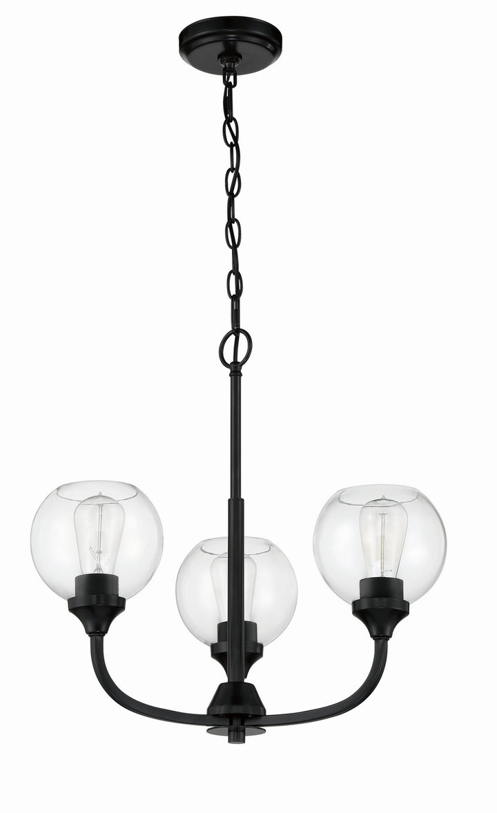 Craftmade Glenda 56223-FB Chandelier Light - Flat Black