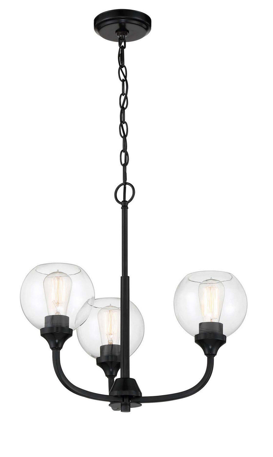 Craftmade Glenda 56223-FB Chandelier Light - Flat Black