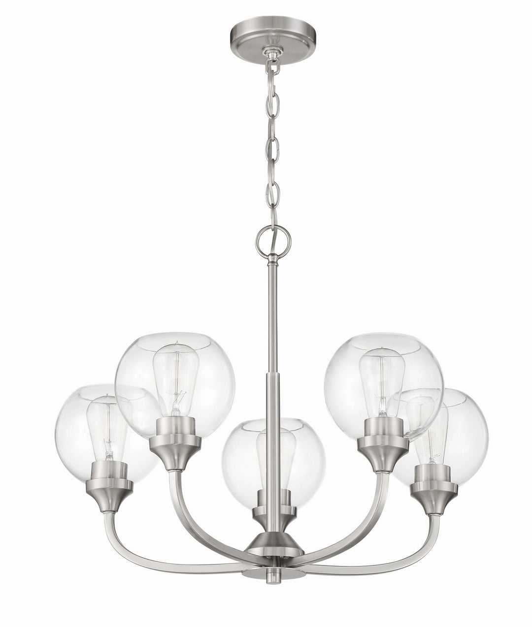 Craftmade Glenda 56225-BNK Chandelier Light - Brushed Polished Nickel