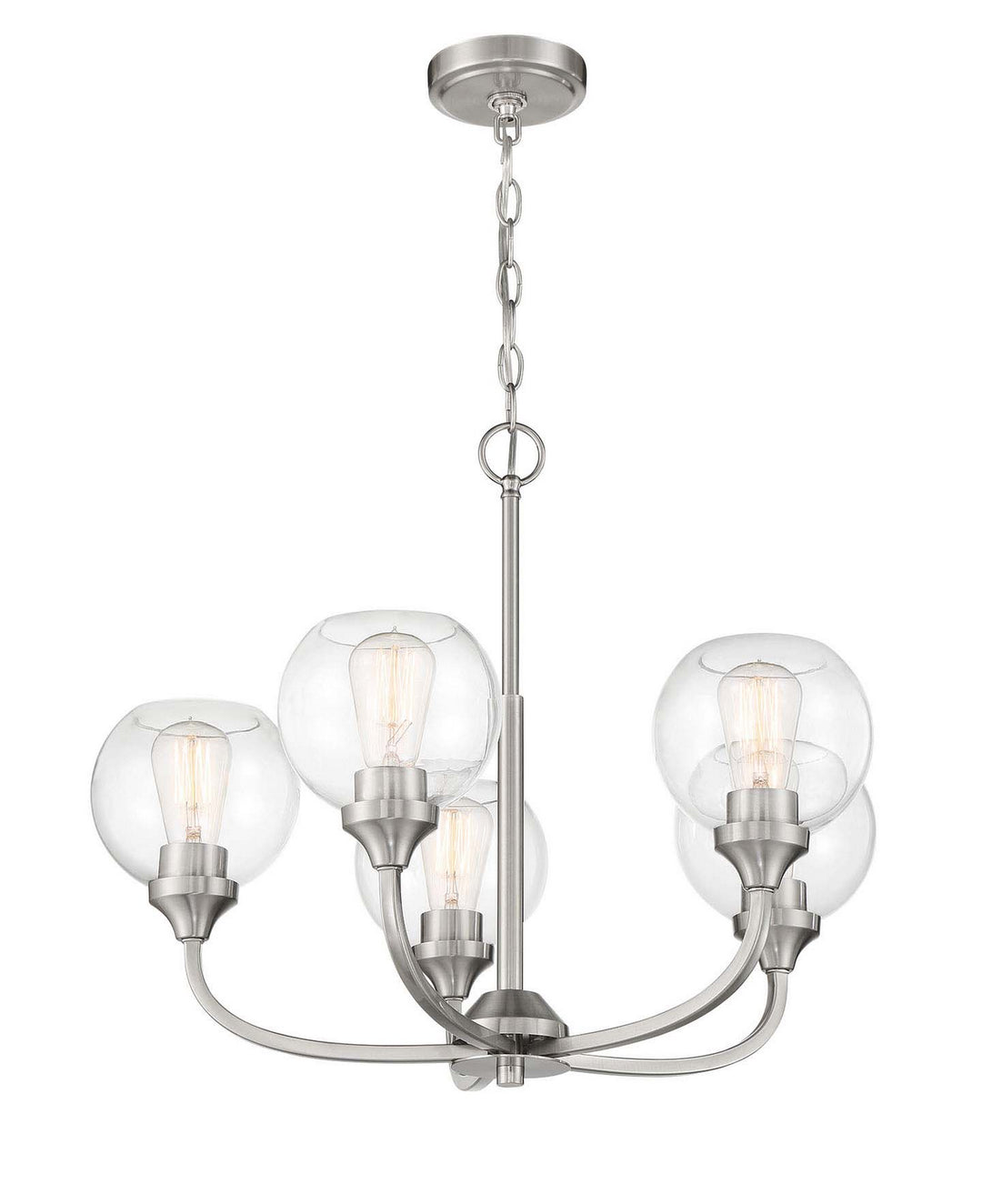 Craftmade Glenda 56225-BNK Chandelier Light - Brushed Polished Nickel