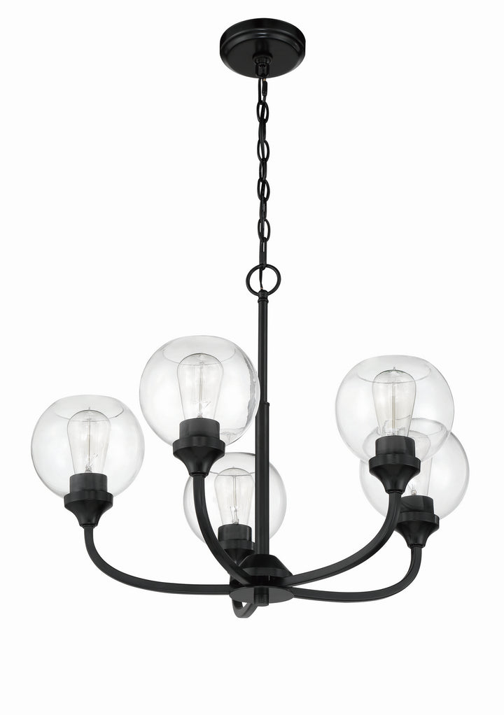 Craftmade Glenda 56225-FB Chandelier Light - Flat Black