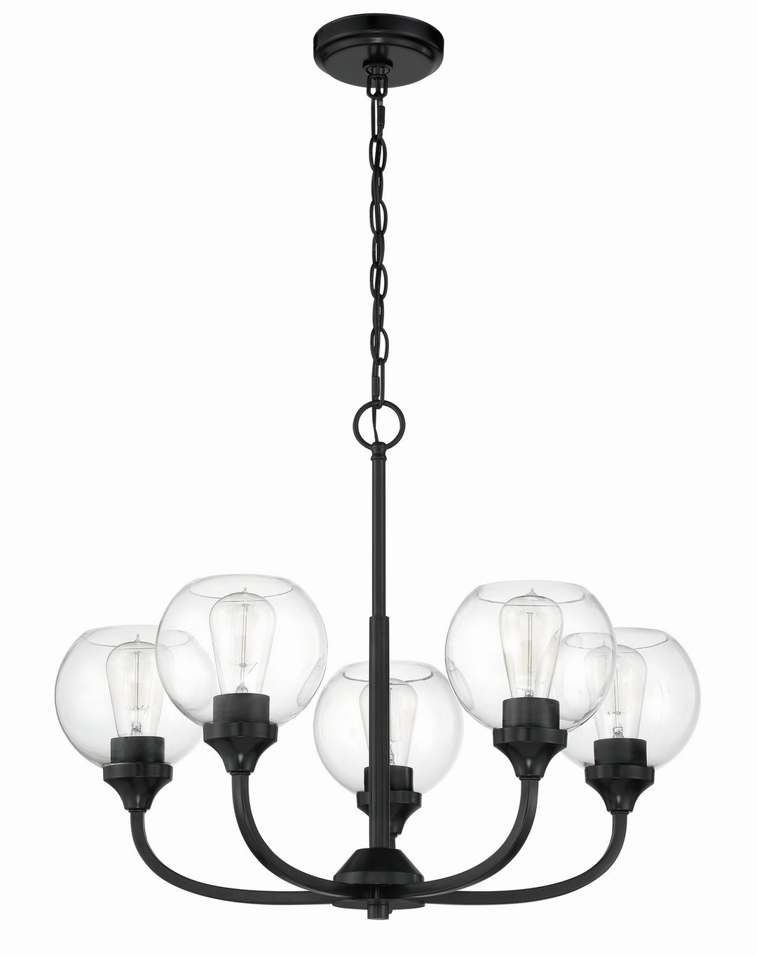 Craftmade Glenda 56225-FB Chandelier Light - Flat Black
