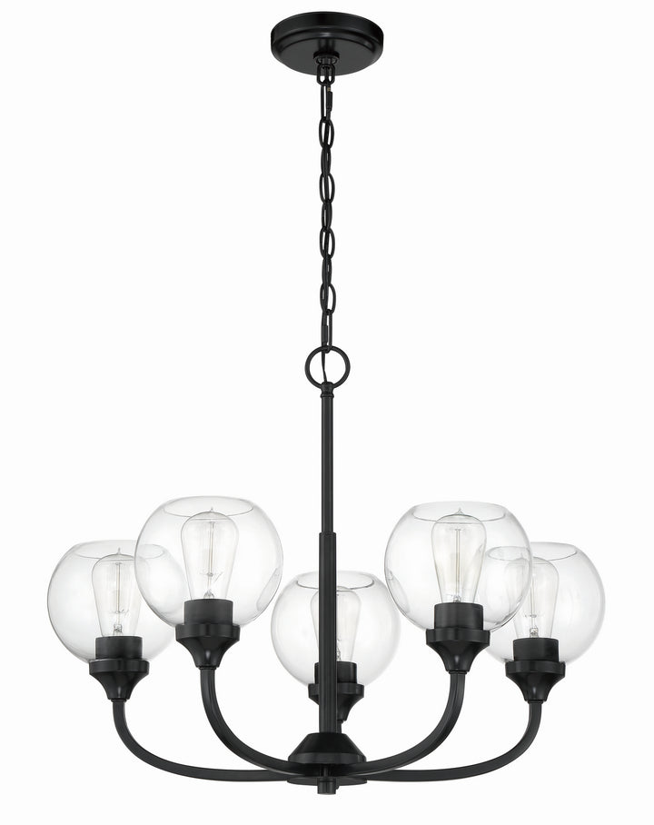 Craftmade Glenda 56225-FB Chandelier Light - Flat Black