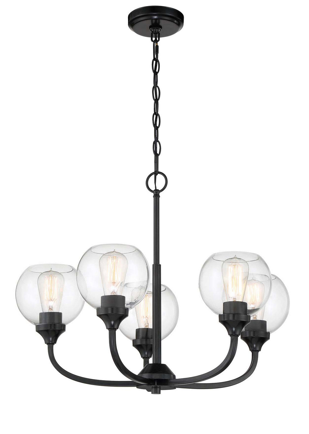 Craftmade Glenda 56225-FB Chandelier Light - Flat Black