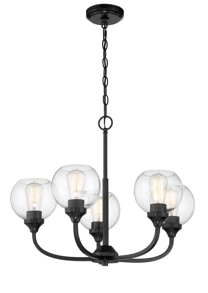 Craftmade Glenda 56225-FB Chandelier Light - Flat Black