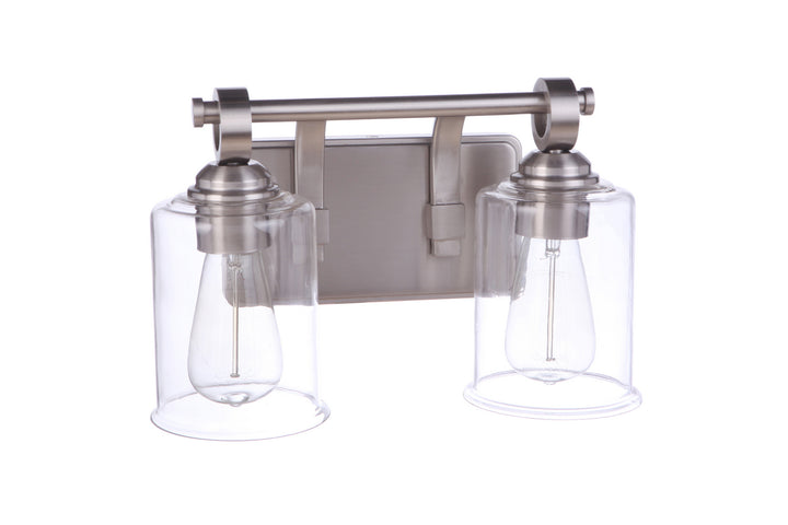 Craftmade Romero 56402-BNK Bath Vanity Light 14 in. wide - Brushed Polished Nickel