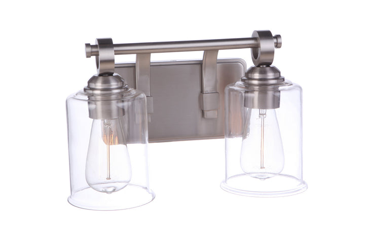 Craftmade Romero 56402-BNK Bath Vanity Light 14 in. wide - Brushed Polished Nickel