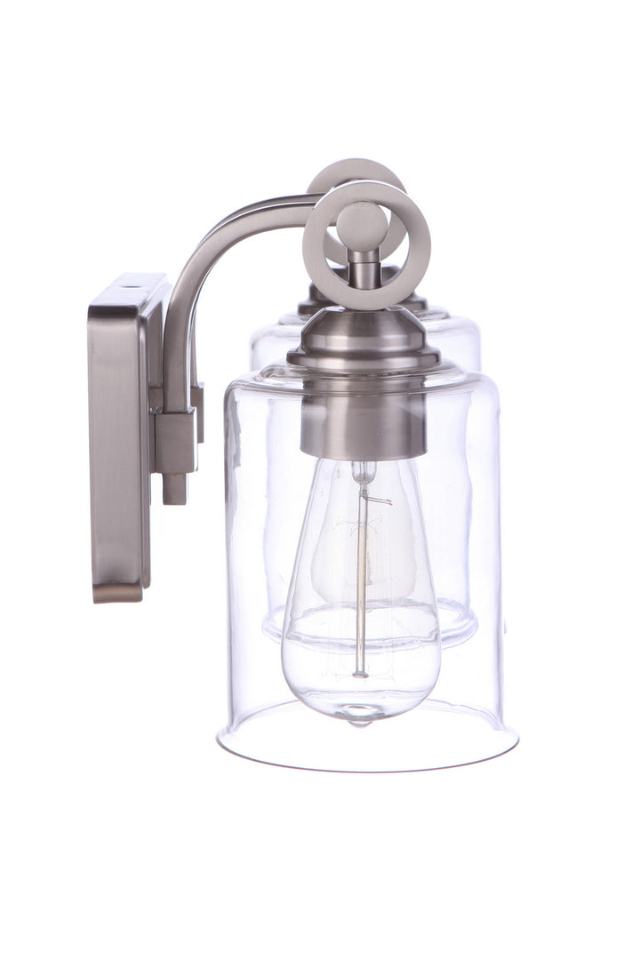 Craftmade Romero 56402-BNK Bath Vanity Light 14 in. wide - Brushed Polished Nickel