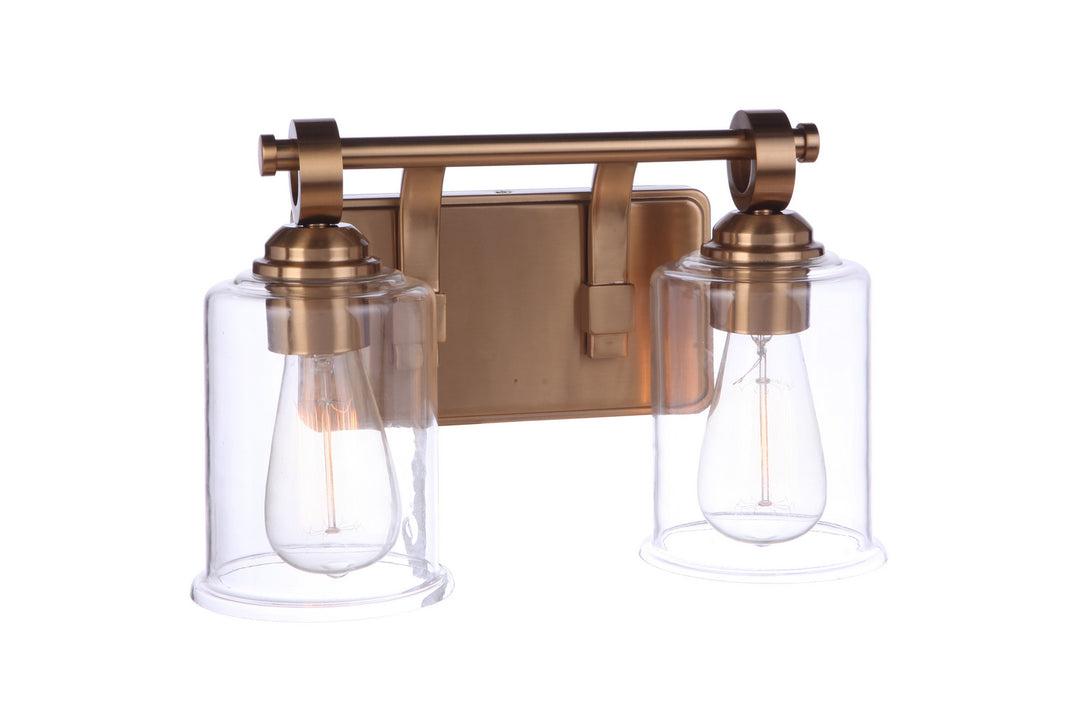 Craftmade Romero 56402-SB Bath Vanity Light 14 in. wide - Satin Brass