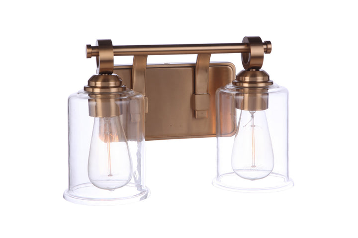 Craftmade Romero 56402-SB Bath Vanity Light 14 in. wide - Satin Brass