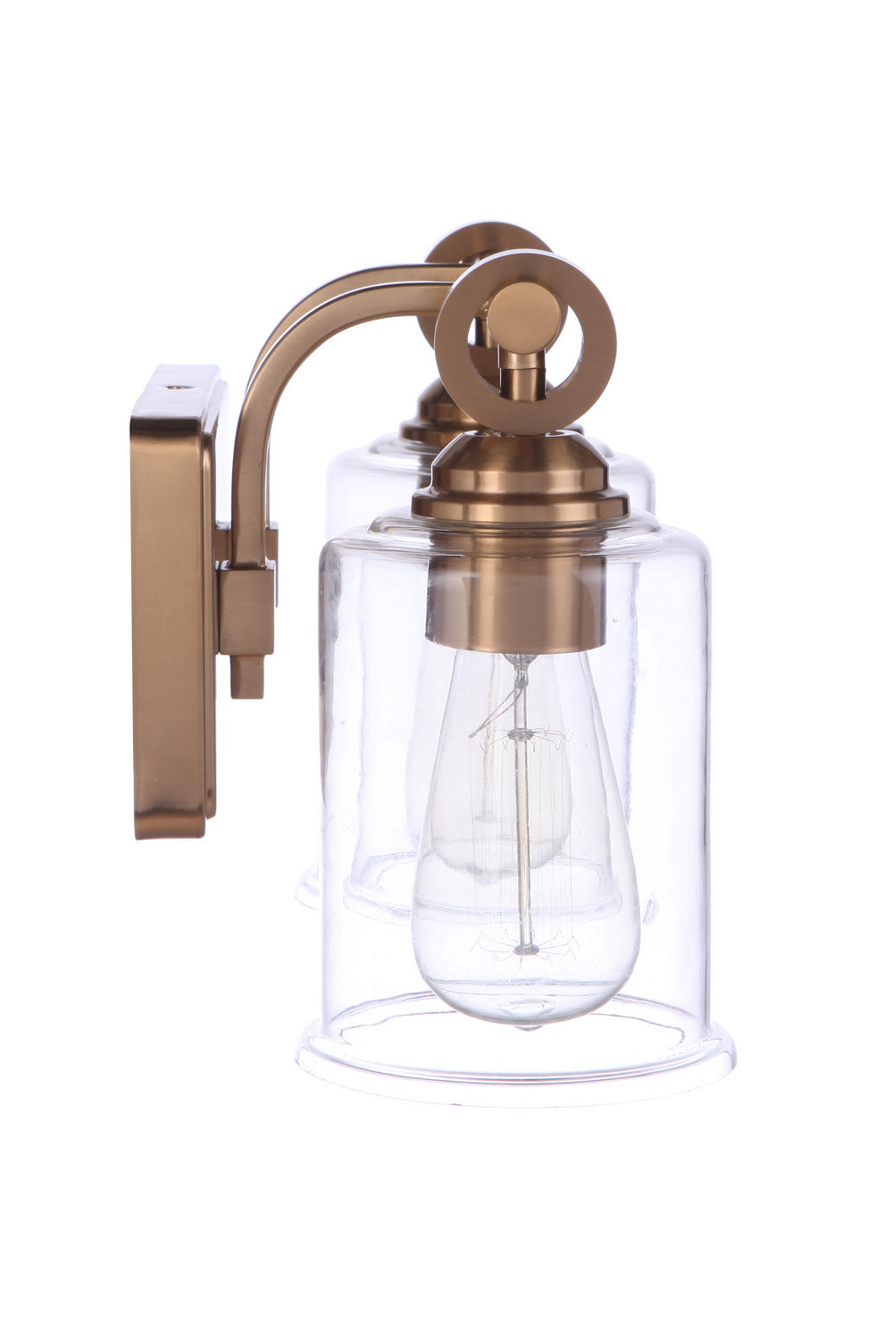 Craftmade Romero 56402-SB Bath Vanity Light 14 in. wide - Satin Brass