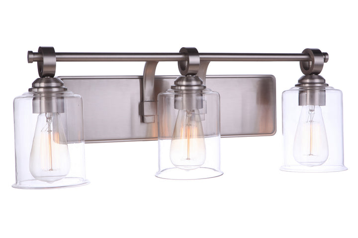 Craftmade Romero 56403-BNK Bath Vanity Light 25 in. wide - Brushed Polished Nickel